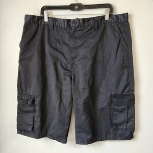 RESET Mens Cargo Shorts Size 40 Black Casual‎ Outdoor Travel Workwear
